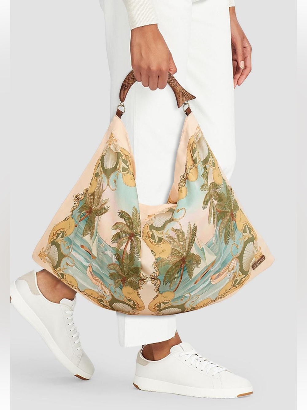 Farm Rio: Satin Scarf Medium Bag